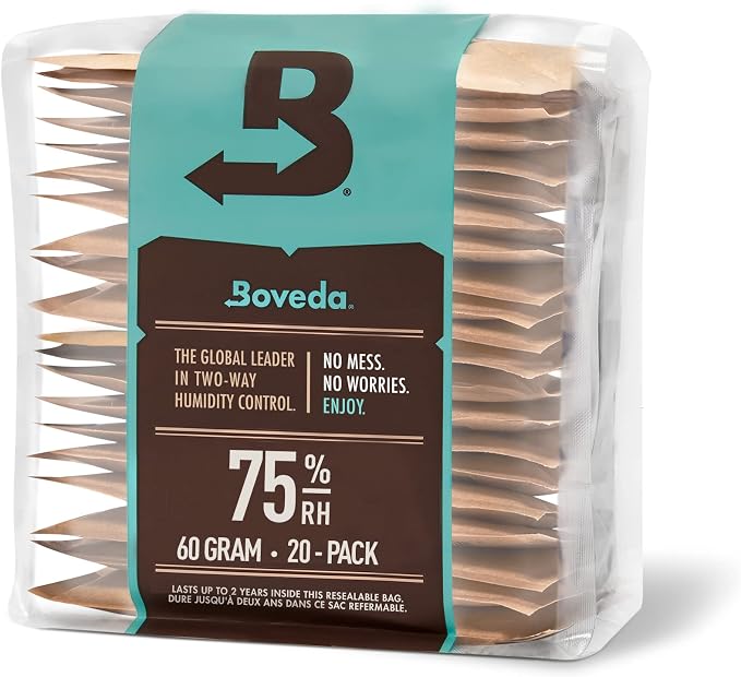 Boveda 75% Two-Way Humidity Control Packs – Size 60 – 20 Pack – Fix Major by Boveda