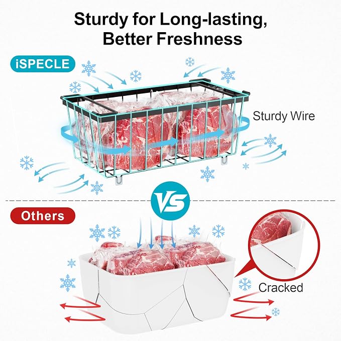 iSPECLE Deep Freezer Organizer Bins - Image 7