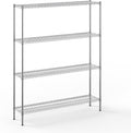 14" Deep x 60" Wide x 74" Height Wire Shelving Kit | 4-Tier | NSF Commercial by Regal+Altair