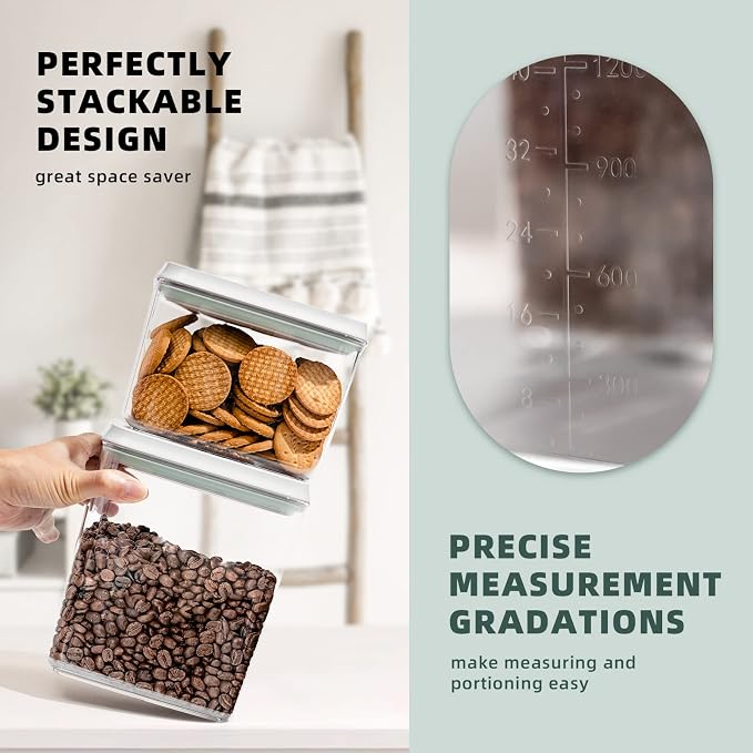Pop Up Lid Food Storage Containers, Flour and Sugar - Image 5