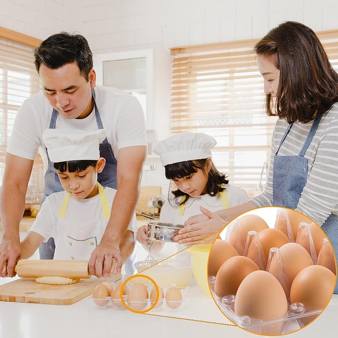 120 Pack Egg Cartons 12 Count, Plastic Egg Cartons Cheap Bulk - Image 7