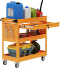Heavy Duty 3 Tier Tool Cart, Mechanic Metal Rolling Tool Cart by Maemttes