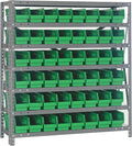 Quantum Storage Systems 1239-101GN Solid Heavy Duty 7 Shelves 48 Economy Green by QuantumStorageSystems