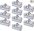 VENO 10 Pack Moving Bags w/Backpack Straps, Heavy Duty, Moving Boxes Alternative by Veno