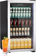 3.0 Cu.ft Beverage Refrigerator Cooler, 105 Can Mini Fridge by Unknown