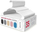Sharpty Plastic Hangers, 35 Pack, Space Saving, Heavy Duty by Sharpty