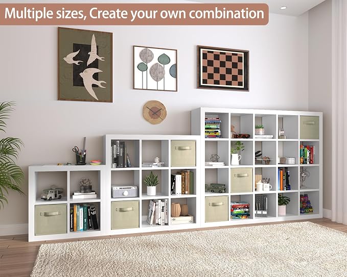 Sturdy Wooden Bookshelf with Storage Bins - Image 7