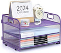3-Tier Letter Tray Paper Organizer by Home