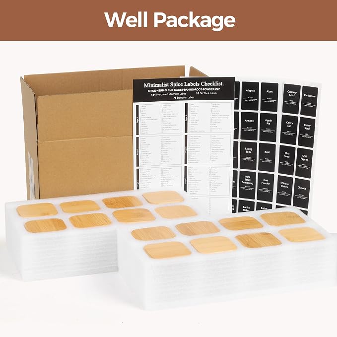 ComSaf 16Pcs Glass Spice Jars - Image 9