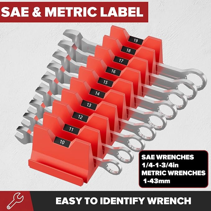 40PCS Modular Wrench Organizer Wrench Holder - Image 2
