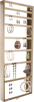Angelynn's Wall Mounted Big and Small Earring Holder Organizer Display Long by Angelynns