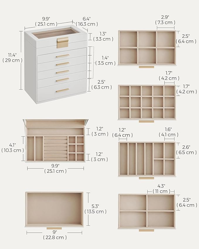 SONGMICS Jewelry Box Organizer - Image 5