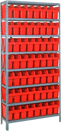 Quantum Storage Systems 1275-SB801RD Solid Heavy Duty 8 Shelves 56 STORE-MAX by QuantumStorageSystems