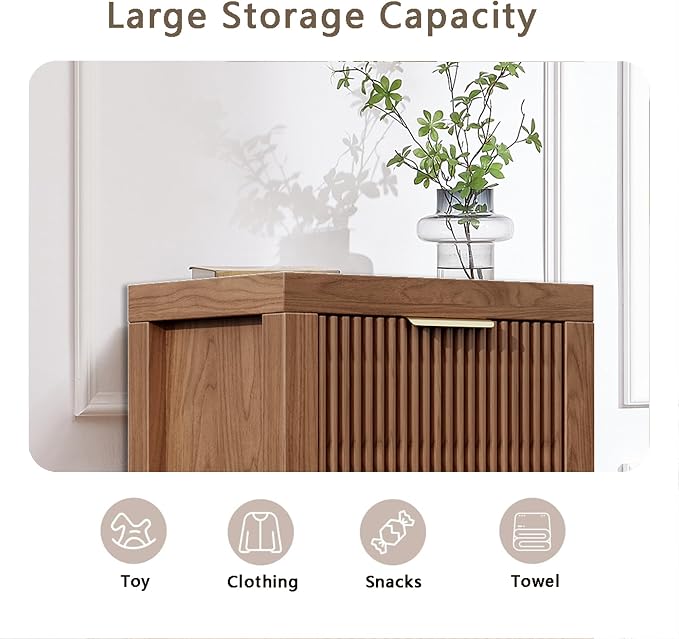 Modern 12-Drawer Solid Wood Dresser - Image 5