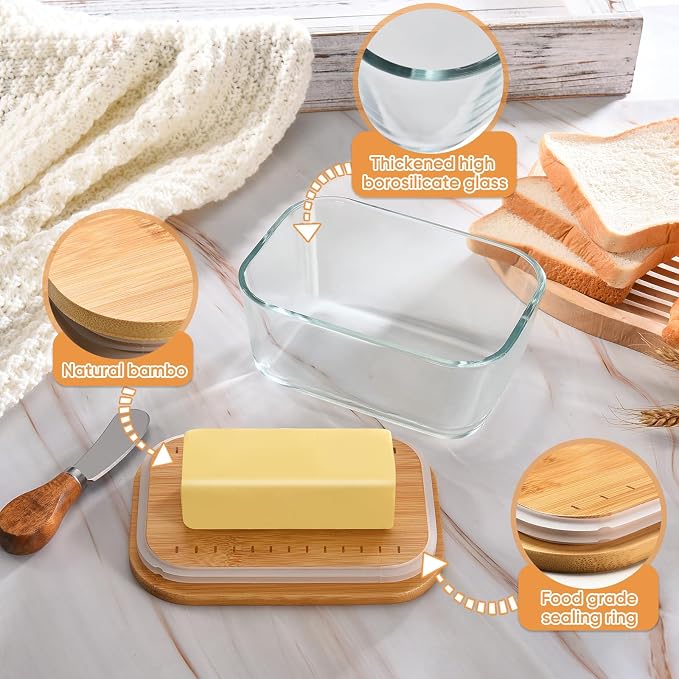 Butter Dish With Glass Lid - Image 5
