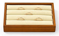 Solid Wood 3-Slots Jewelry Ring Display Tray Showcase Small Jewelry Display by Woodten
