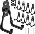 Garage Hooks with Anti-Slip Coating, Heavy Duty Wall Mount Storage Hooks by Cpais