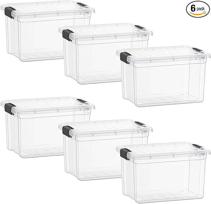 Superio Clear Storage Boxes by Superio