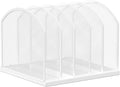 5-Section Vertical Desktop Organizer, 5-Section Mesh File Folder Stand Sorter by Gawerk