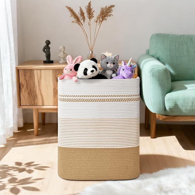 Laundry Hamper, 85L Tall Laundry Basket - Image 7