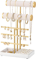Lolalet Bracelet Display Stand Necklaces Holder, 5 Tiers Jewelry Organizer and by Lolalet