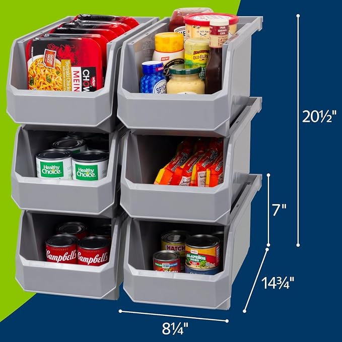 ReadySpace Plastic Containers for Organizing and Storage Bins for Closet - Image 3