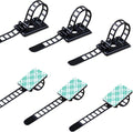 200 Pieces Cable Management Desk Wire Organizer Cable Ties Zip Ties Adhesive by RayTour