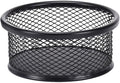Black Metal Paper Clip Holder Mesh Paperclip Bowl Binder Clip Dispenser Desk by Unknown