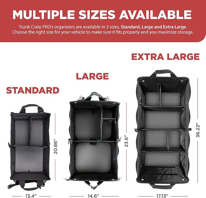 TRUNKCRATEPRO Car Trunk Organizers | Trunk Organizer, Car Storage Organizer - Image 4