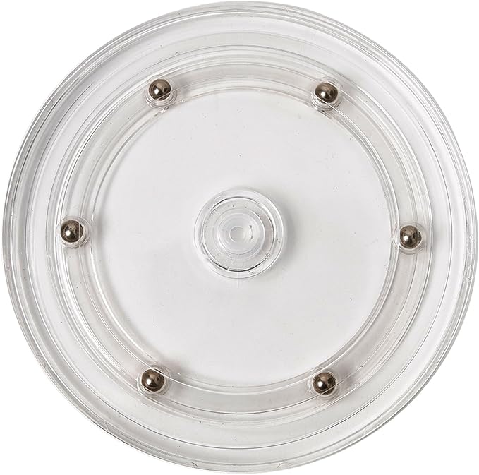 6 inch Small Lazy Susan Turntable Acrylic Ball Bearing Rotating Tray by DGTANGYIN