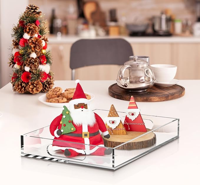 15 * 15 Acrylic Tray for Ottoman, Serving Tray - Image 4