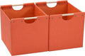 HOONEX Large Collapsible Storage Bins, Linen Fabric, Storage Baskets by HOONEX