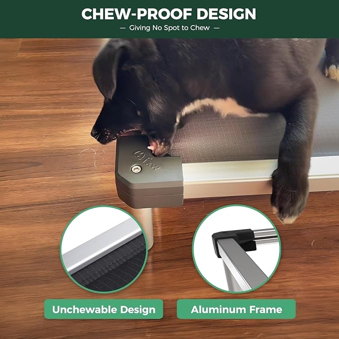 FXW TitanNest Chew-Proof Elevated Dog Bed, Raised Cot - Image 2