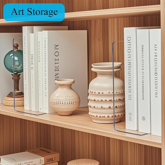 Acrylic Shelf Dividers for Closet Organization: 10" Tall x 12" Deep Closet - Image 4