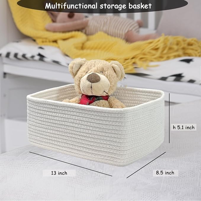 COMFY-HOMI 13" x 8.5" x 5.1" Storage Baskets - Image 3