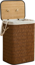 Laundry Hamper with Lid, 18.72 Gallons Laundry Basket with 2 Removable Liner by Hiagnete
