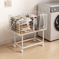 Wire Laundry Hamper, 80L Rolling Laundry Basket Cart on Wheels, Dirty Clothes by CICUFYOfficial