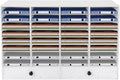Literature Organizer 32 Slots Office Mailbox Cubbies PVC Desk Mail Sorter by Unknown