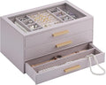 Lolalet Jewelry Box Organizer, 3-Layer Jewelry Organizers and Storage Case by Lolalet