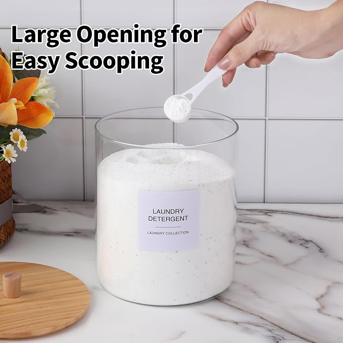 Glass Jars for Laundry Room Organization, Laundry Pods Container - Image 6