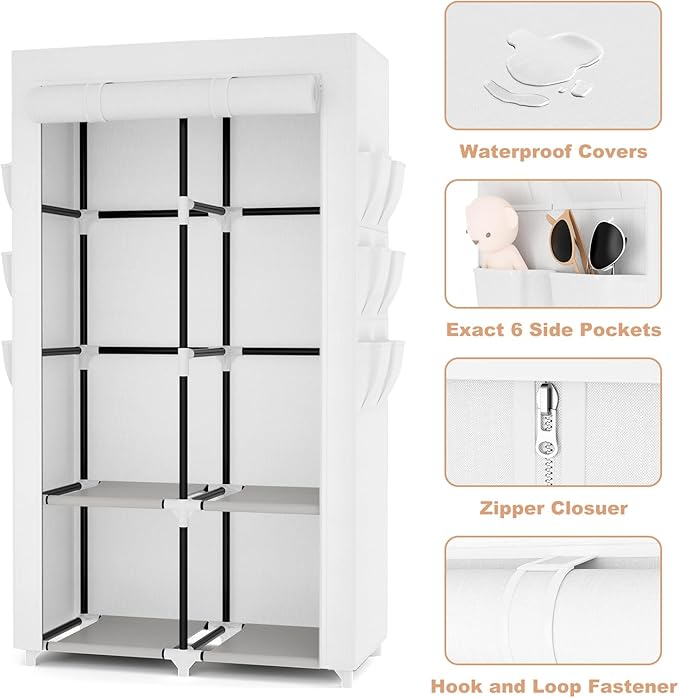 VTRIN Portable Closet Wardrobe Closet - Image 4