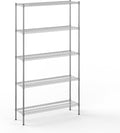 14" Deep x 48" Wide x 86" Height Wire Shelving Kit | 5-Tier | NSF Commercial by Regal+Altair
