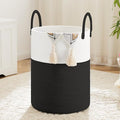 Laundry Basket, Woven Cotton Rope Laundry Hamper, 80L by Artfeel
