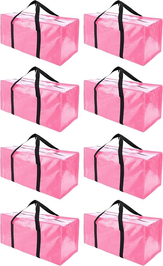 8 Pack Extra Large Moving Bags by PANDA+JOYS