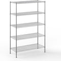 21" Deep x 48" Wide x 74" Height Wire Shelving Kit | 5-Tier | NSF Commercial by Regal+Altair