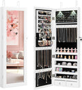 Giantex Jewelry Armoire Wall Door Mounted, Lockable Jewelry Cabinet by Giantex