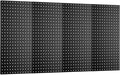 Pegboard Wall Organizer 4 PCS 24" x 12" Black Peg Board Metal Pegboard Panels by Unknown