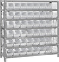 Quantum Storage Systems 1239-101CL Clear-View Sloped Shelving Unit by QuantumStorageSystems