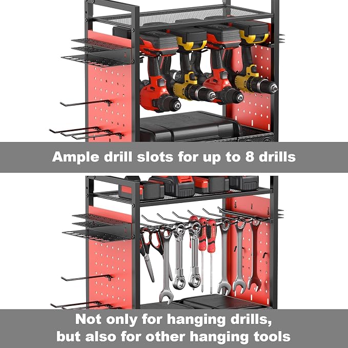 CCCEI Garage Power Tools Organizer Cart - Image 3