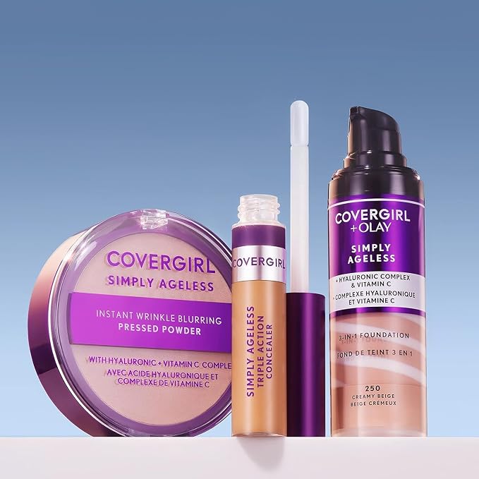 COVERGIRL+Olay Simply Ageless 3-in-1 Liquid Foundation Classic Ivory, 1 Ounce - Image 3